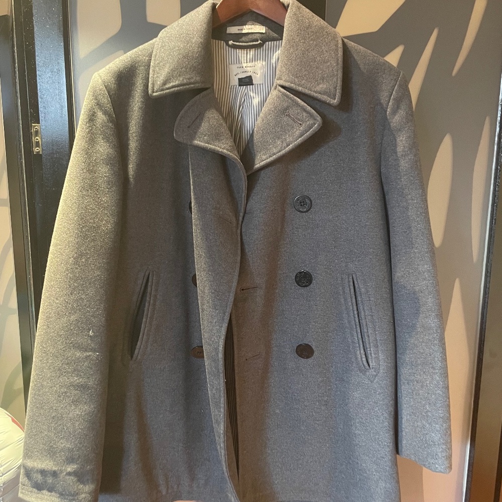 Grey Club Monaco Double Breasted Pea Coat